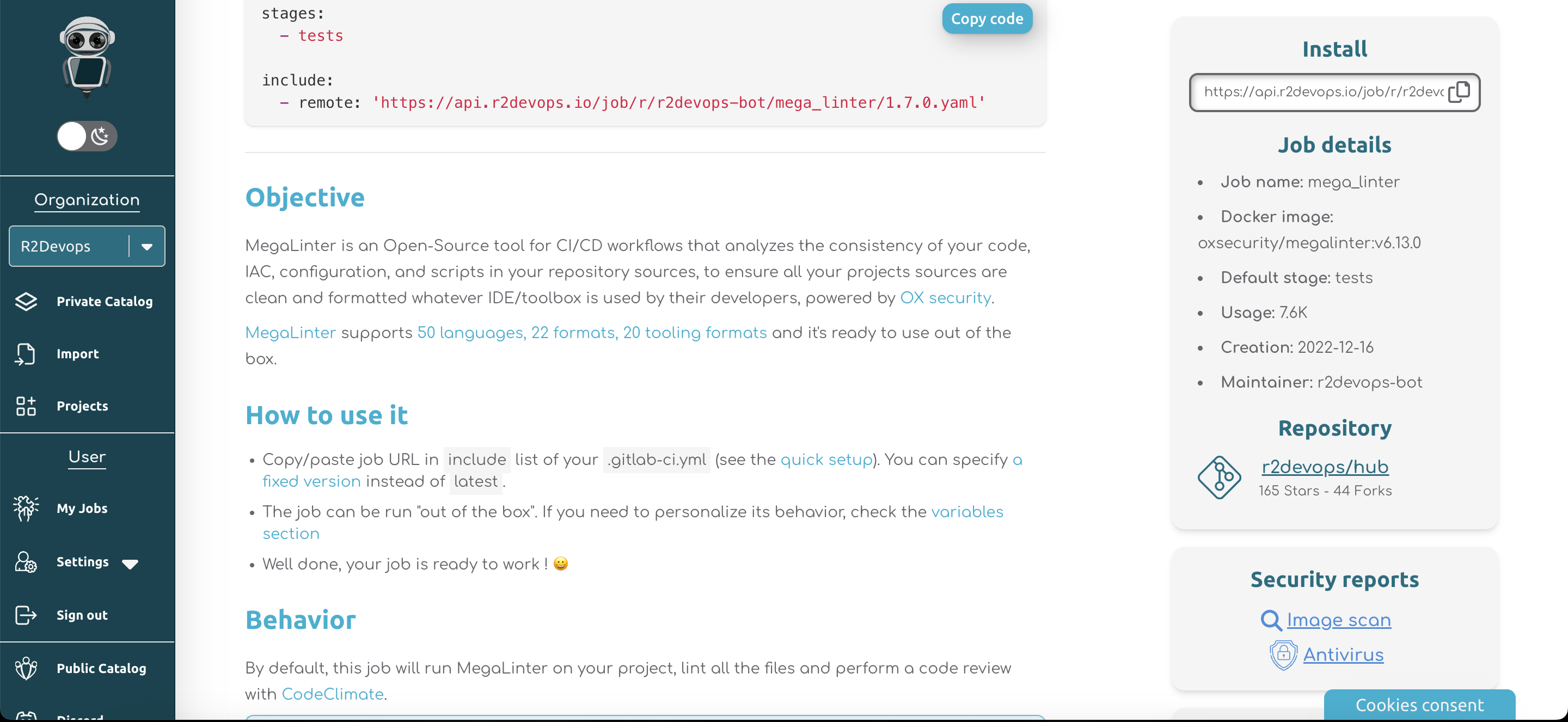 Image of the security reports
