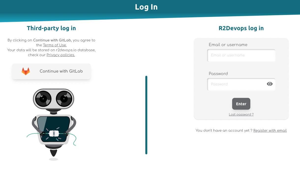 Link your job in R2Devops